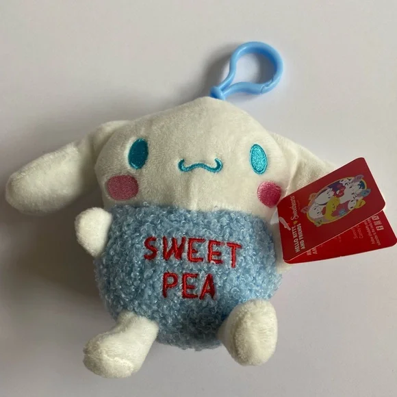 Hello Kitty & Friends Cinnamoroll Plush with Clip & Pochacco Squishmallow - Picture 7 of 11